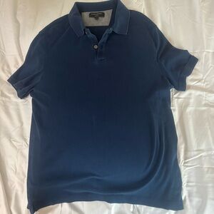 Men's Banana Republic Navy Polo Shirt Large